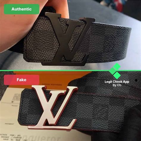 brown louis vuitton belt real vs fake|how to check if louis vuitton is real.